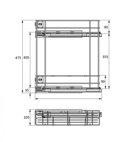 Cos jolly cu amortizare Blum