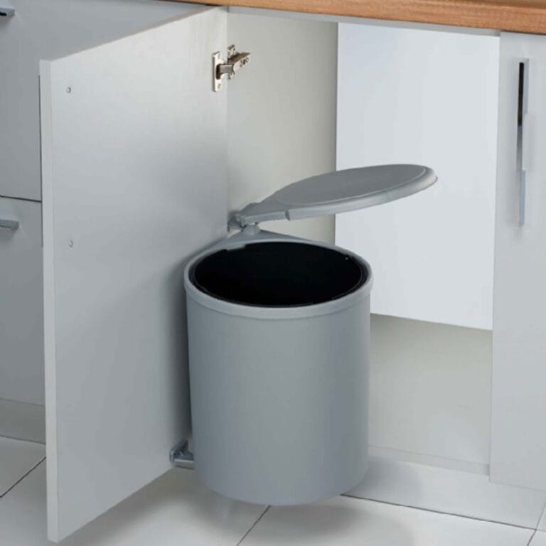 Cos de gunoi plastic 13L GRI