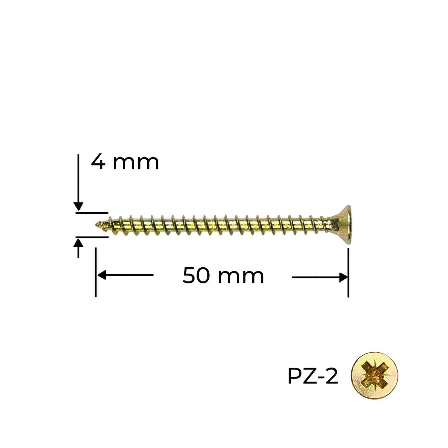 Surub cap inecta 4x50 1000 buc