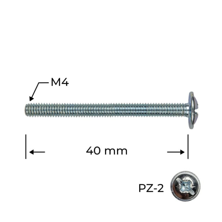 Surub metric M4x40mm 50buc/set