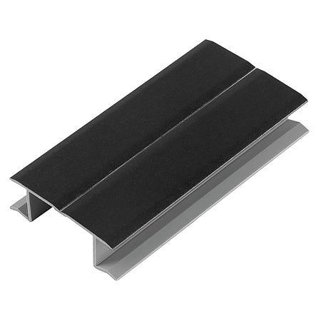 Coltar flexibil plinta H 100 mm, Negru / Aluminiu / Alb