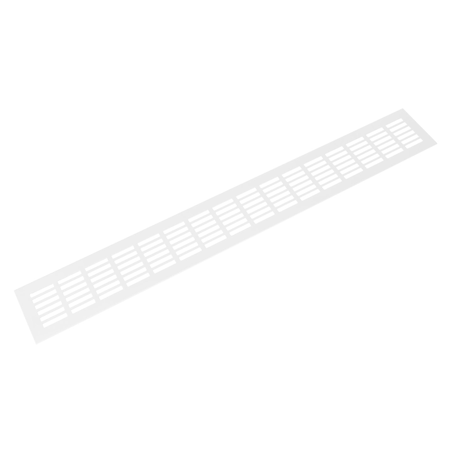 Grila de ventilatie 80x600mm NEGRU/ALB