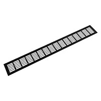 Grila de ventilatie  80x400mm NEGRU